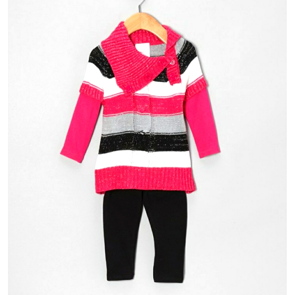 NWT Sweater Tunic & Leggings Set, Size 12 Months